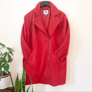 Old Navy | Red Moto Jacket